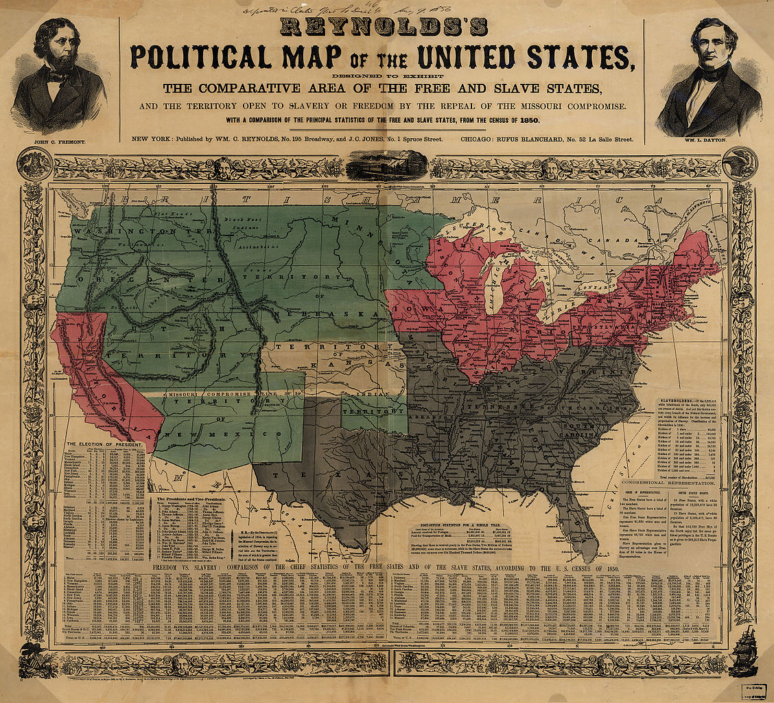 1856 Reynold's Map